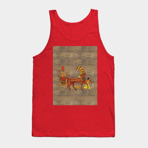 Egyption Charioteer Tank Top by Artimaeus